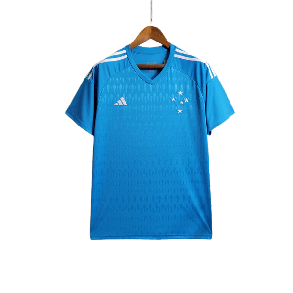 Camisa Cruzeiro 23/24 Goleiro - Azul - Versão Torcedor