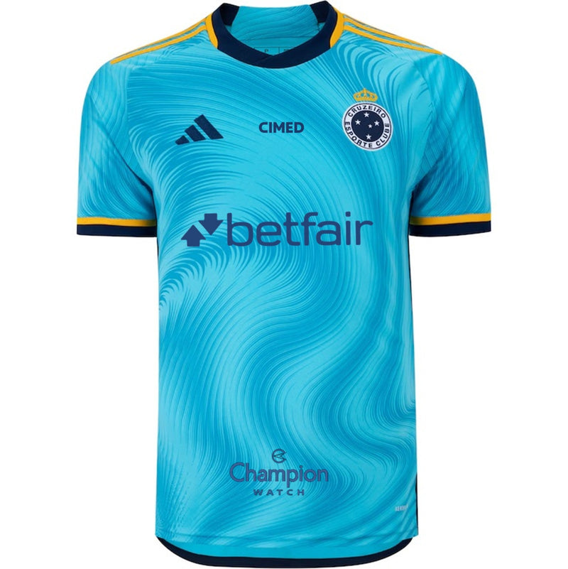 Camisa Cruzeiro 23/24 III Third - Todos os Patrocínios - Versão Torcedor