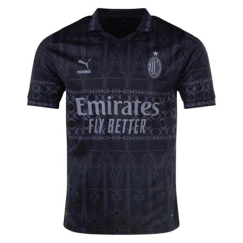 Camisa AC Milan 2024 Pleasures - Versão Torcedor