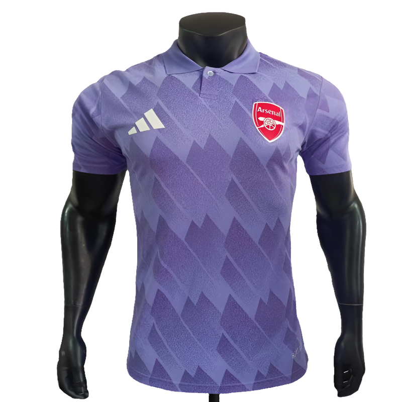 Camisa Arsenal 25/26 Edição Polo - Roxa - Versão Jogador