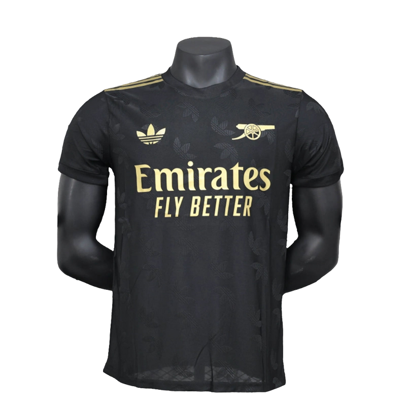 Camisa Arsenal 25/26 Edição Especial - Preta - Versão Jogador