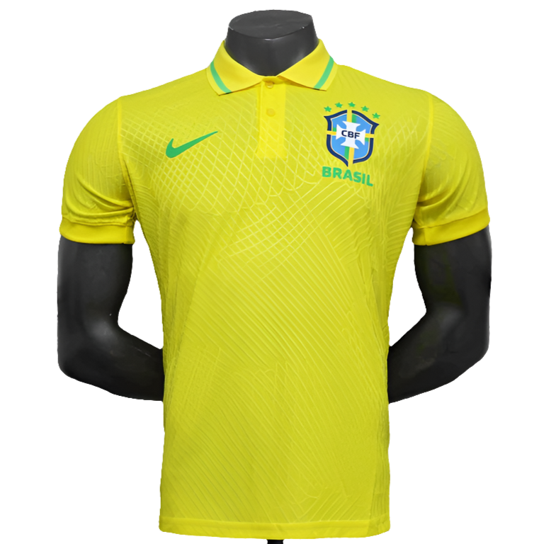 Camisa Brasil 25/26 Edição Polo - Amarela - Versão Jogador
