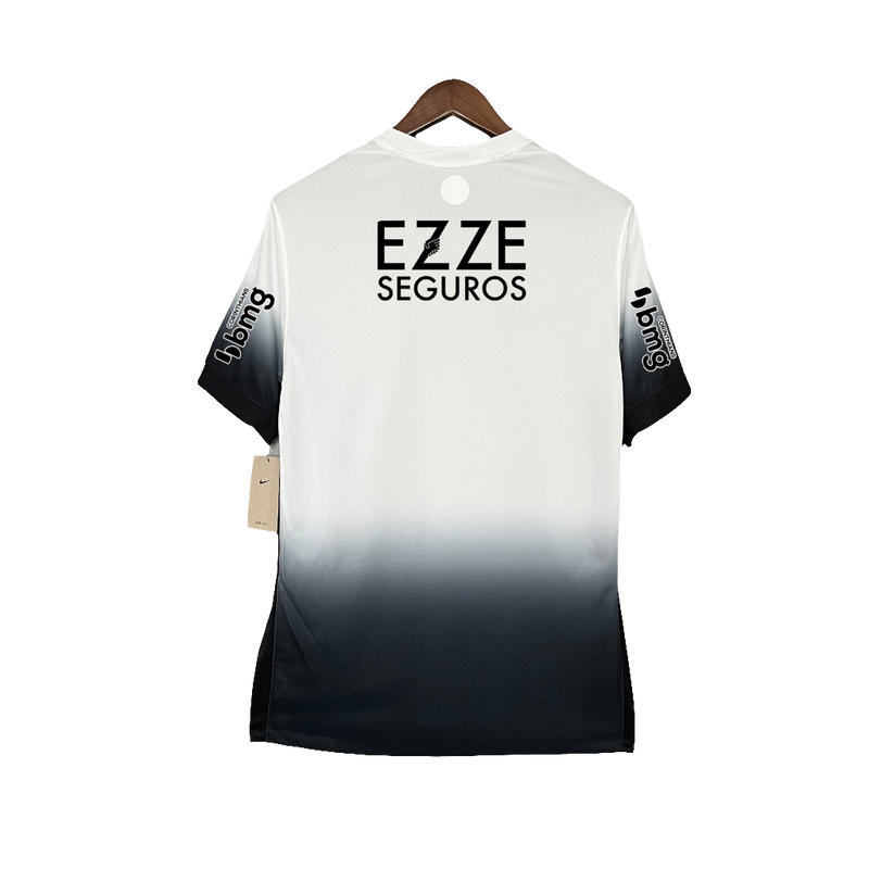 Camisa Corinthians 24/25 I Home - Todos os Patrocínios - Versão Torcedor