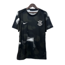 Camisa Corinthians 25/26 Treino - Preta - Versão Torcedor
