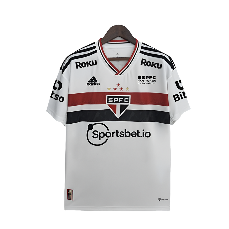 Camisa São Paulo 22/23 I Home - Todos os Patrocínios - Versão Torcedor