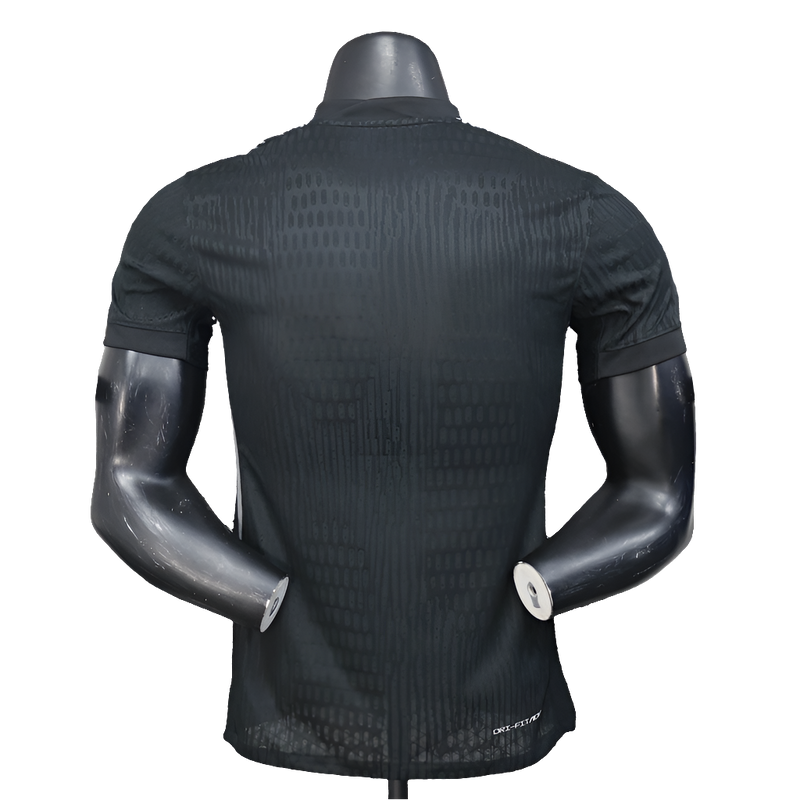 Camisa Paris Saint-Germain (PSG) 25/26 Goleiro - Preta - Versão Jogador