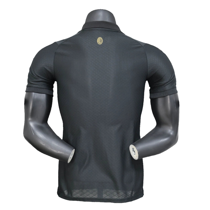 Camisa AC Milan 25/26 Edição 125º Aniversário - Preta - Versão Jogador