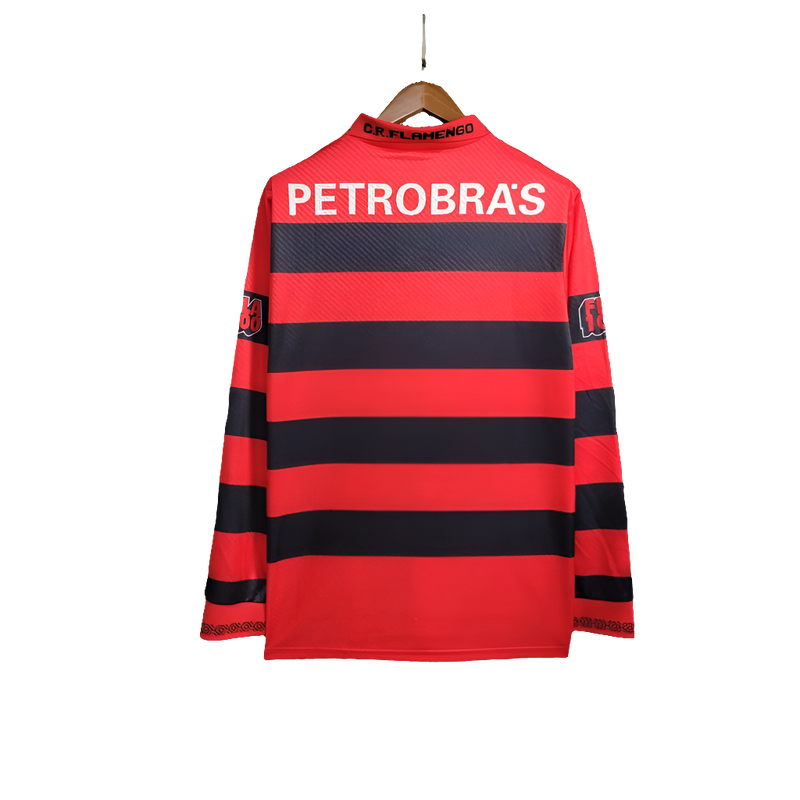 Camisa Flamengo 94/95 I Home - Versão Retrô Manga Longa
