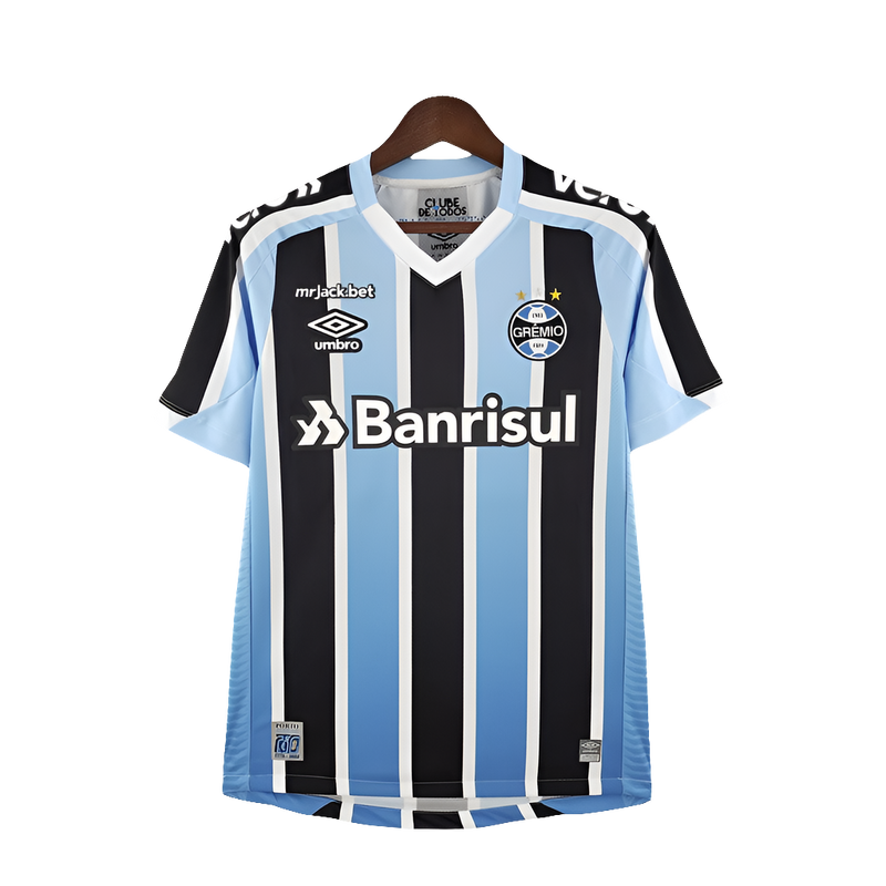 Camisa Grêmio 22/23 I Home - Todos os Patrocínios - Versão Torcedor