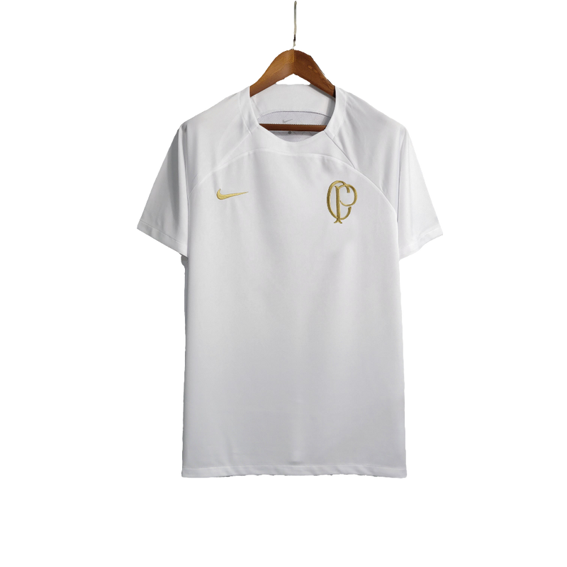 Camisa Corinthians 22/23 Treino - Branco - Versão Torcedor