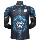 Camisa Barcelona 25/26 Edição Leão - Azul - Versão Jogador