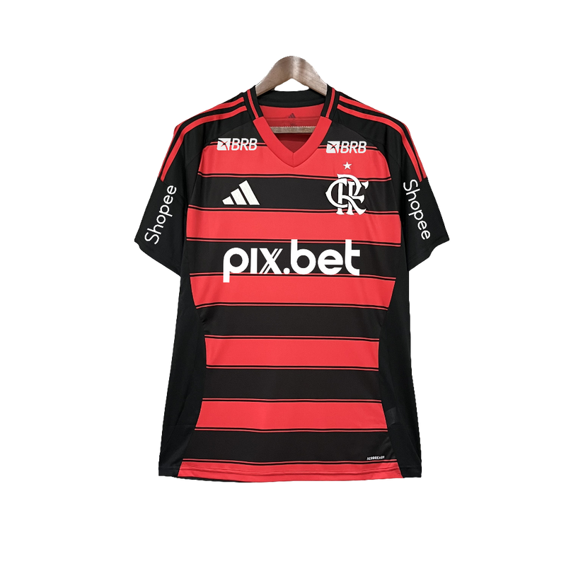 Camisa Flamengo 25/26 I Home - Todos os Patrocínios - Versão Torcedor