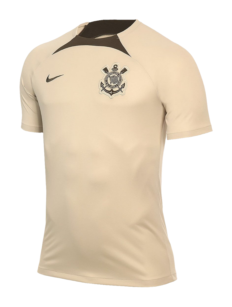 Camisa Corinthians 24/25 Treino - Bege - Versão Torcedor