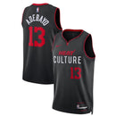 Camisa NBA Bam Adebayo - Miami Heat - 23/24 - Preto - Edição Cidade