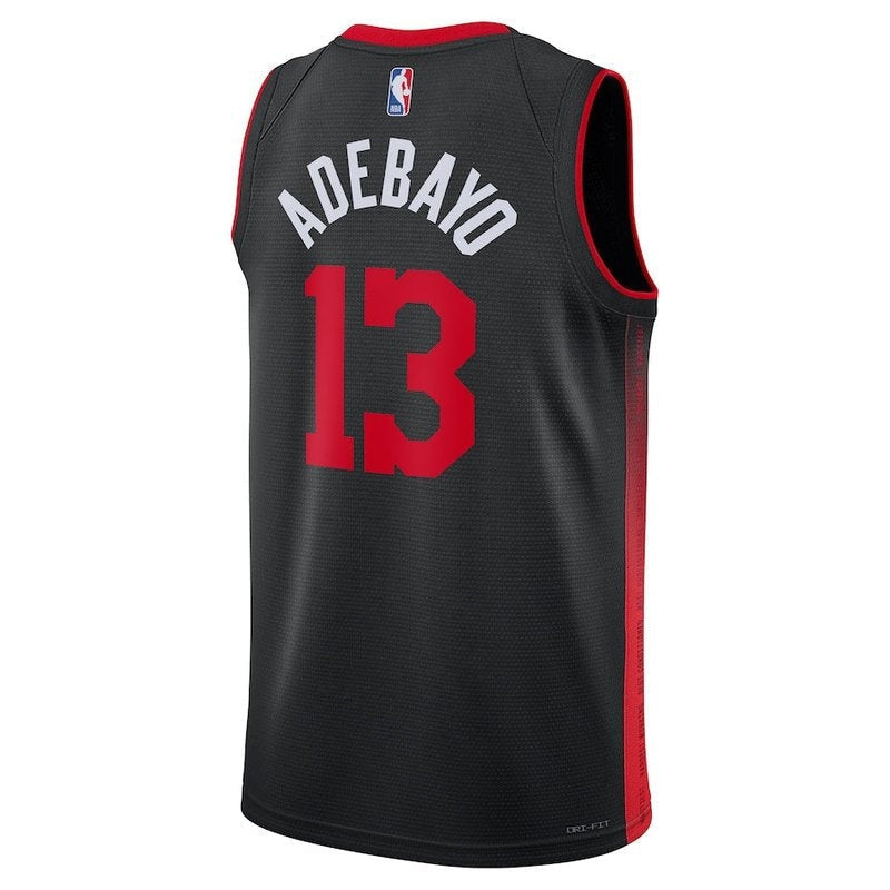 Camisa NBA Bam Adebayo - Miami Heat - 23/24 - Preto - Edição Cidade
