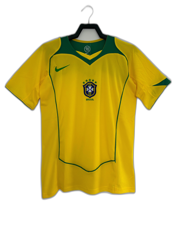 Camisa Brasil 2004 I Home - Versão Retrô