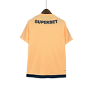 Camisa São Paulo 24/25 Treino - Bege - Todos os Patrocínios - Versão Torcedor