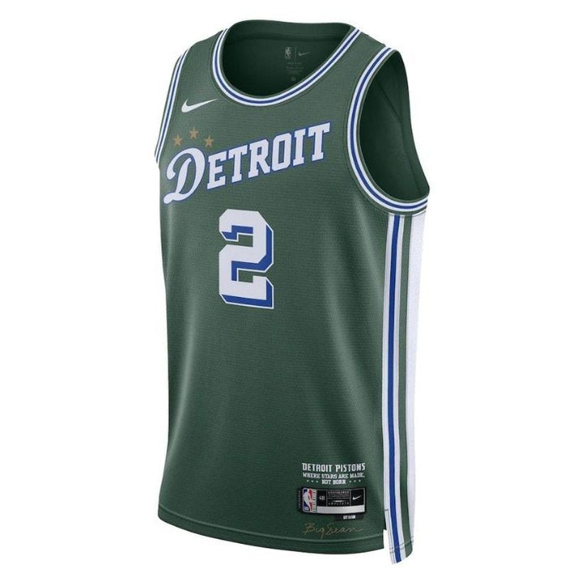 Camisa NBA Cade Cunningham - Detroit Pistons - 2023 - Edição Cidade - Verde