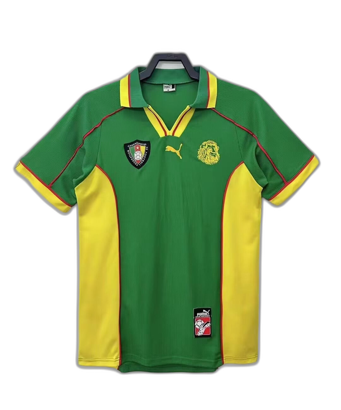 Camisa Camarões 1998 I Home - Versão Retrô