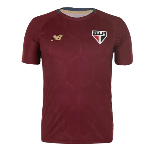 Camisa São Paulo 25/26 Treino - Bordô - Versão Torcedor