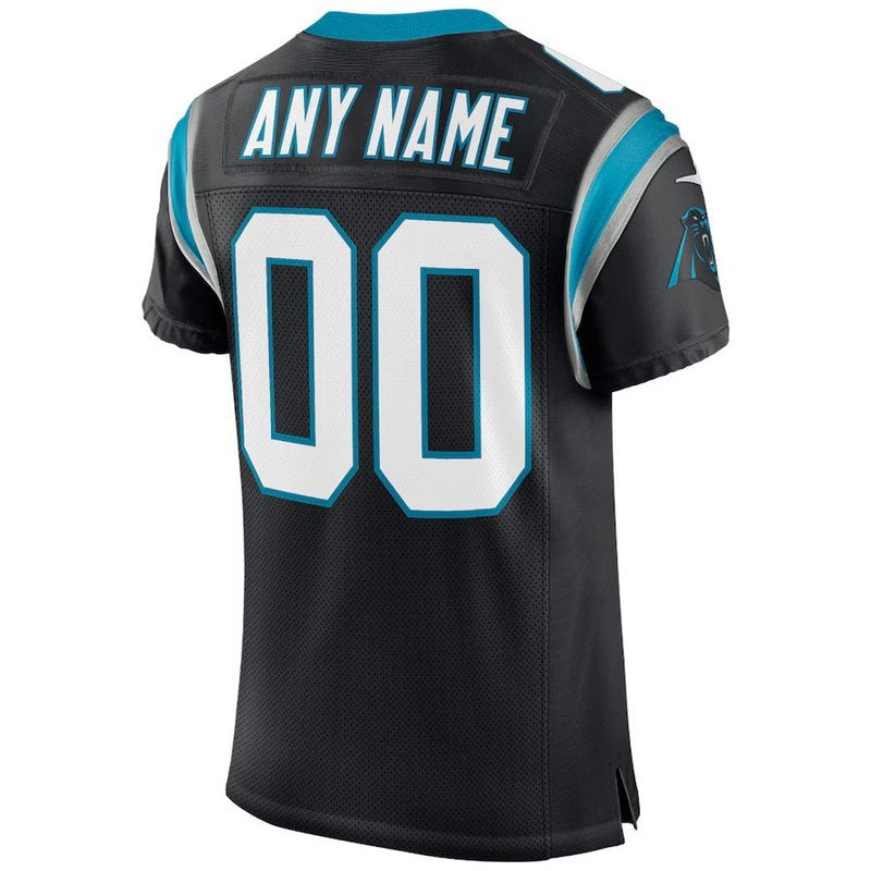 Camisa NFL Carolina Panthers - Clássica - Edição Personalizada - Preto