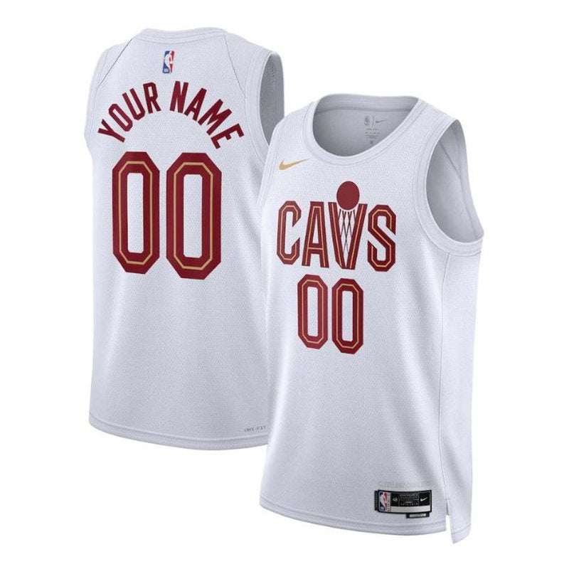 Camisa NBA - Cleveland Cavaliers - 2023 Branco - Edição Associação