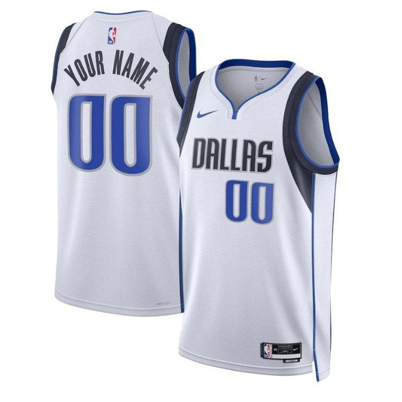 Camisa NBA - Dallas Mavericks - 2023 Branco - Edição Associação