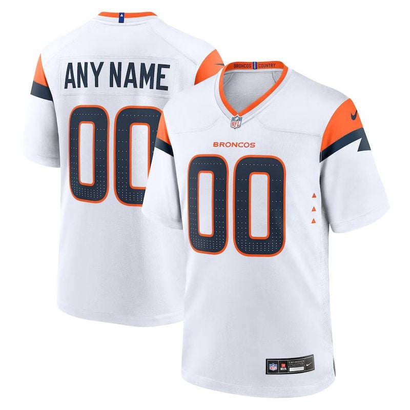 Camisa NFL Denver Broncos - Coleção Mile High - Versão de Jogo - Branco