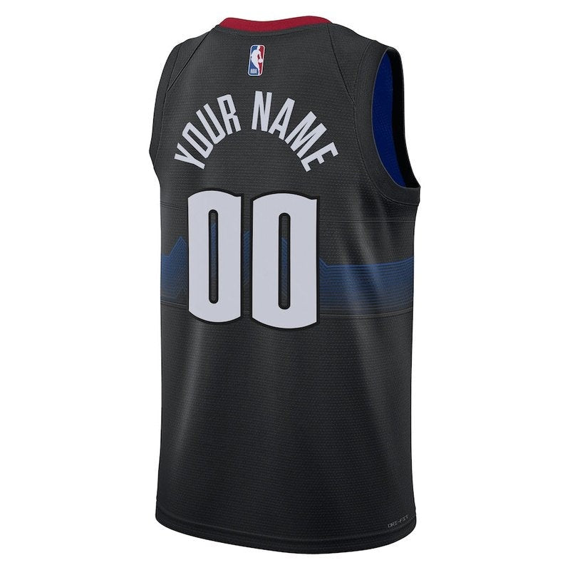 Camisa NBA - Denver Nuggets - 23/24 - Preto - Edição Cidade