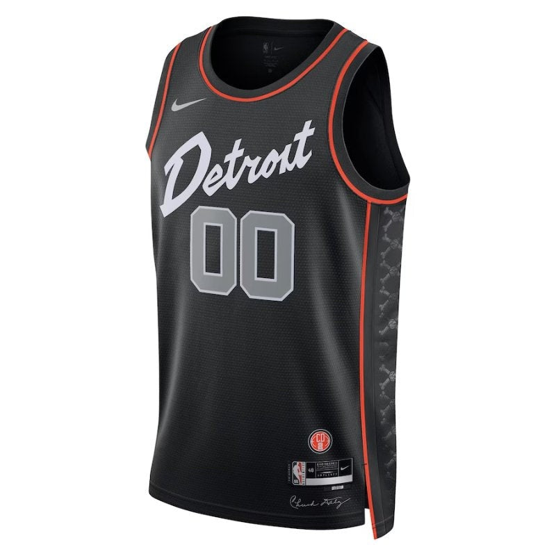 Camisa NBA - Detroit Pistons - 23/24 - Preto - Edição Cidade