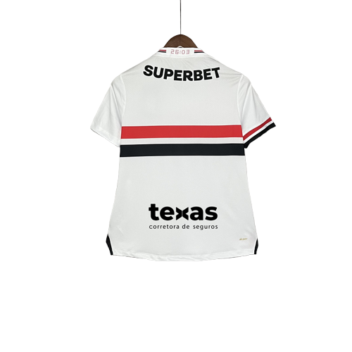 Camisa São Paulo 25/26 I Home - Todos os Patrocínios - Feminina