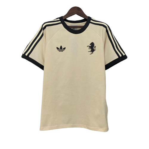 Camisa Juventus 25/26 Edição Casual - Bege - Versão Torcedor