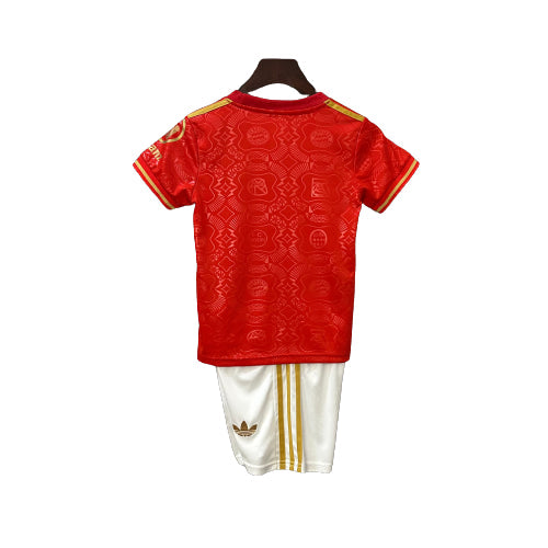 Kit Infantil Bayern de Munique 25/26 Edição 125º Aniversário - Vermelha