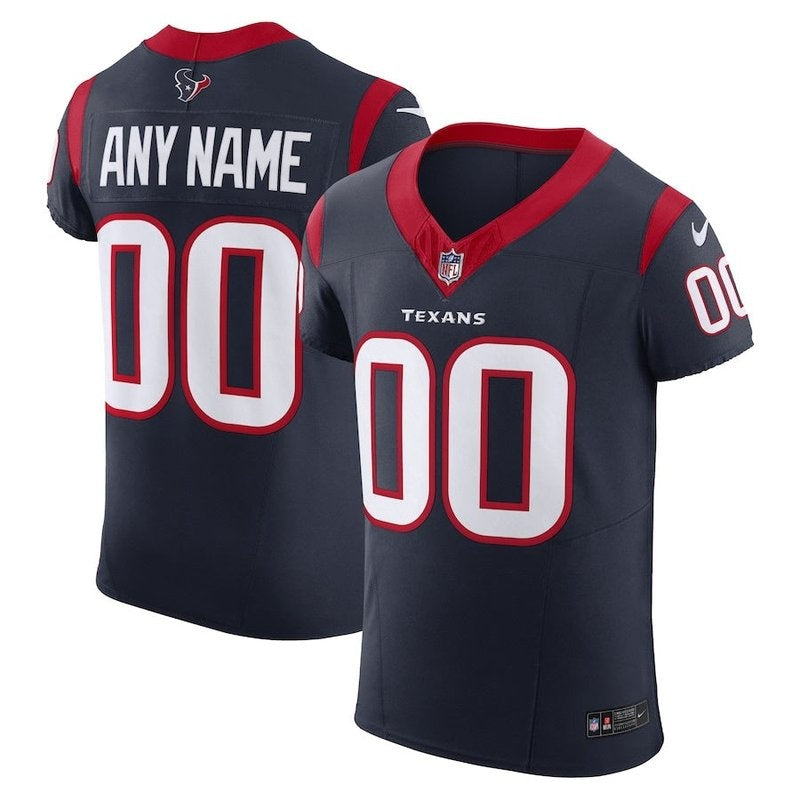 Camisa NFL Houston Texans - Edição Personalizada - Azul Marinho