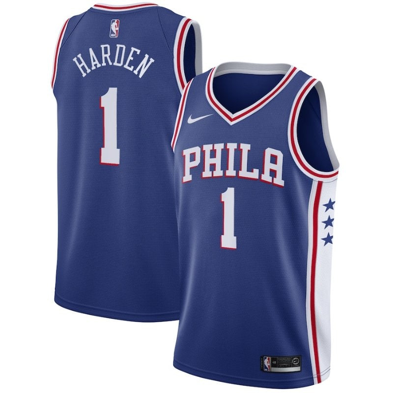 Camisa NBA James Harden - Philadelphia 76ers - 20222 - Edição Ícone - Retrô