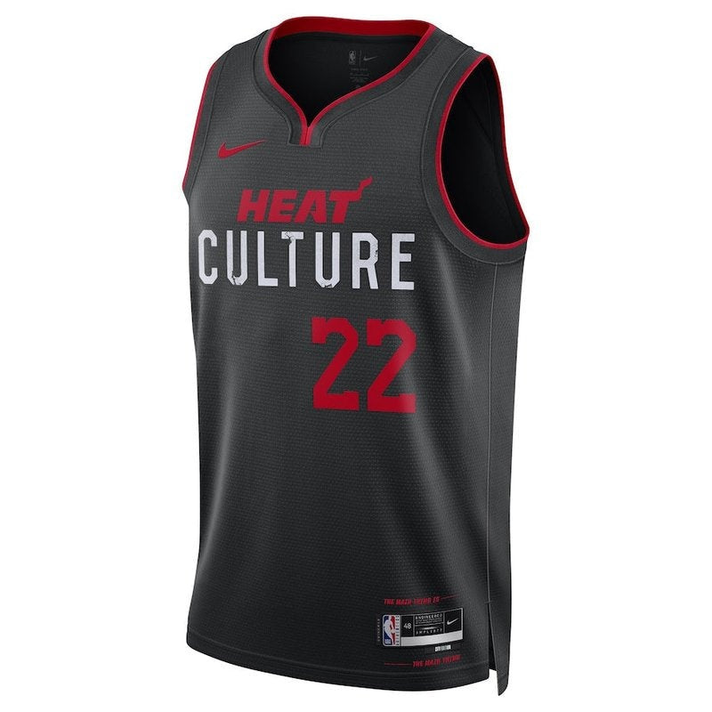 Camisa NBA Jimmy Butler - Miami Heat - 23/24 - Preto - Edição Cidade