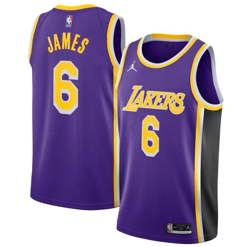 Camisa NBA - Los Angeles Lakers - LeBron James Roxo