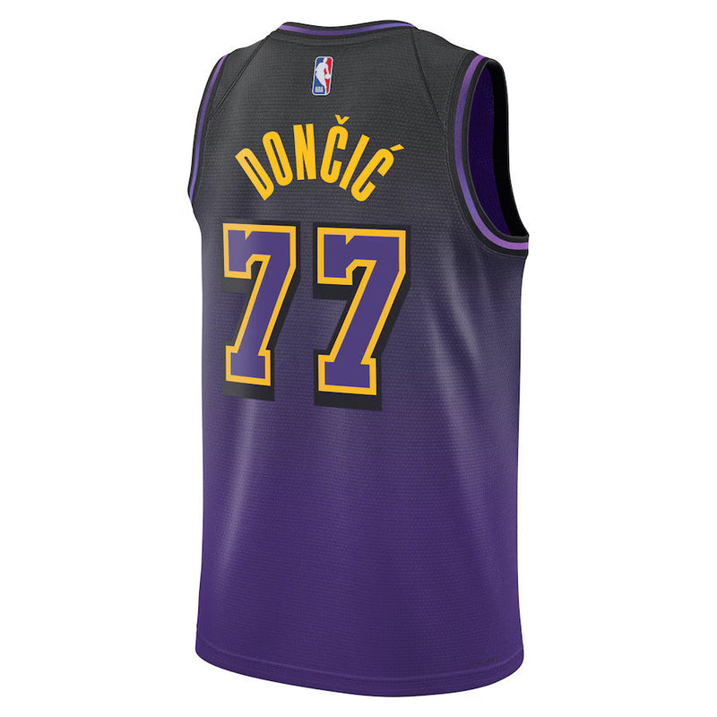 Camisa NBA Luka Dončić - Los Angeles Lakers - Edição Cidade 2024 - Roxo - Unisex