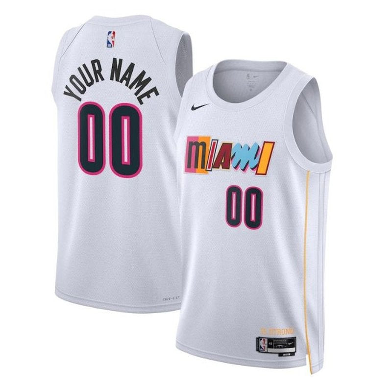 Camisa NBA - Miami Heat - 2023 - Edição Cidade - Branco