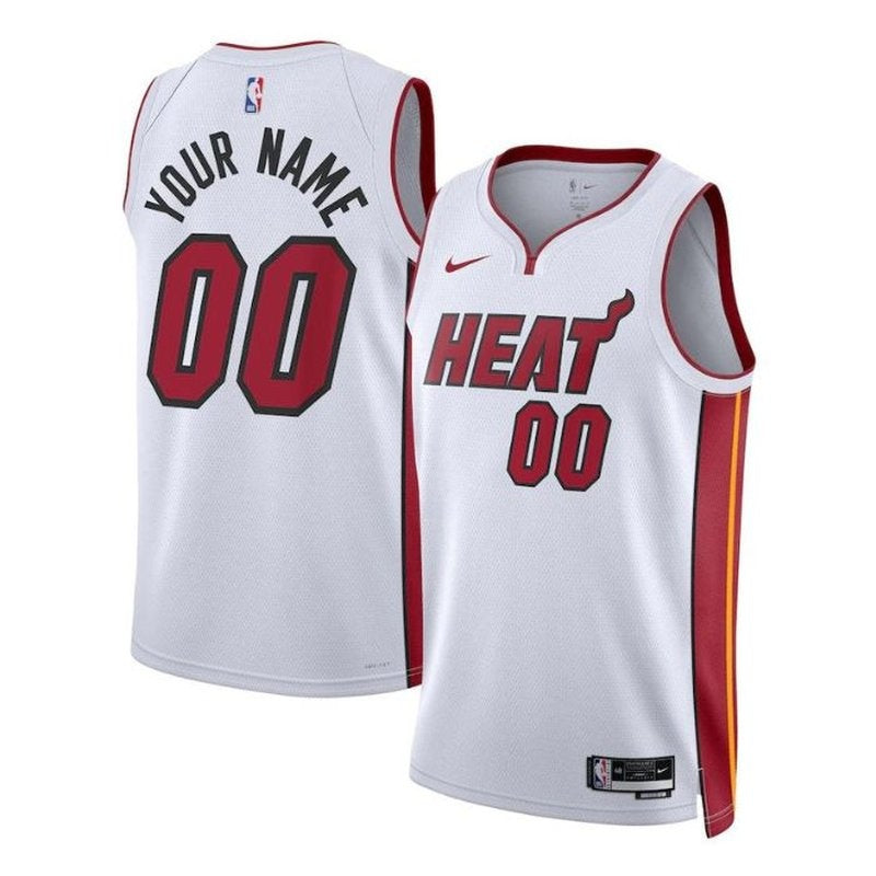 Camisa NBA - Miami Heat - 2023 Branco - Edição Associação