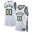 Camisa NBA - Milwaukee Bucks - 2023 Branco - Edição Associação