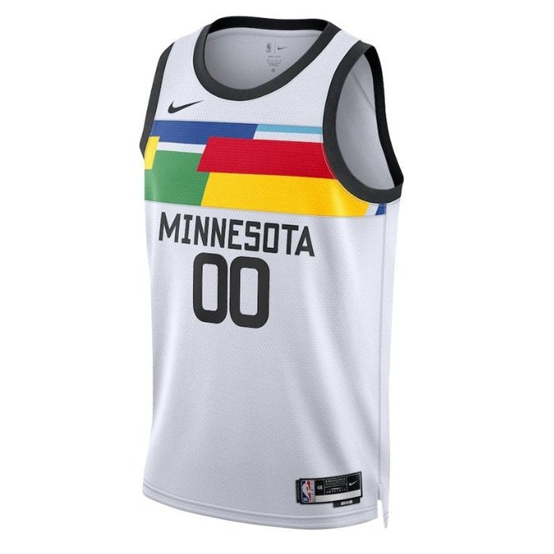 Camisa NBA - Minnesota Timberwolves - 2023 - Edição Cidade - Branco