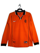Camisa Países Baixos 1998 I Home - Versão Retrô Manga Longa