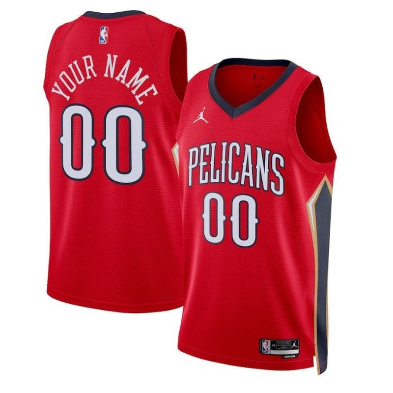 Camisa NBA - New Orleans Pelicans - 2023 - Edição de Impacto - Vermelho