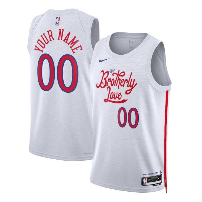Camisa NBA - Philadelphia 76ers - 2023 - Edição Cidade - Branco