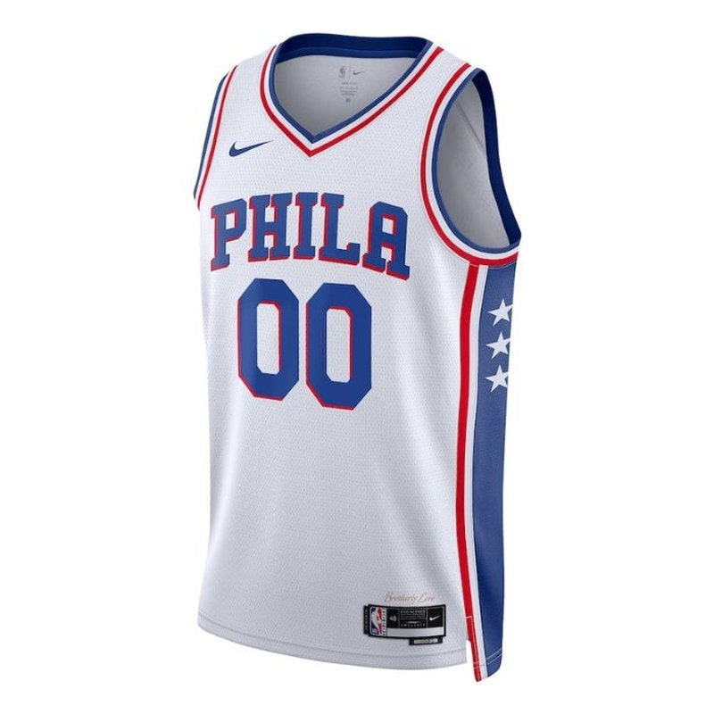 Camisa NBA - Philadelphia 76ers - 2023 Branco - Edição Associação