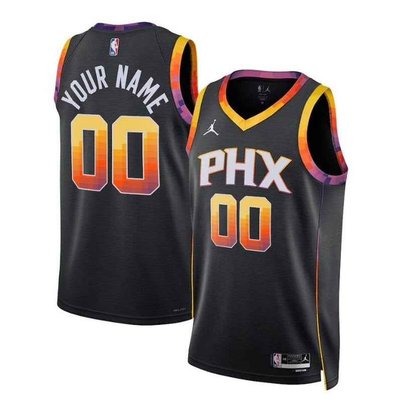 Camisa NBA - Phoenix Suns - 2023 - Edição de Impacto - Preto