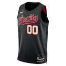 Camisa NBA - Portland Trail Blazers - 23/24 - Preto - Edição Cidade