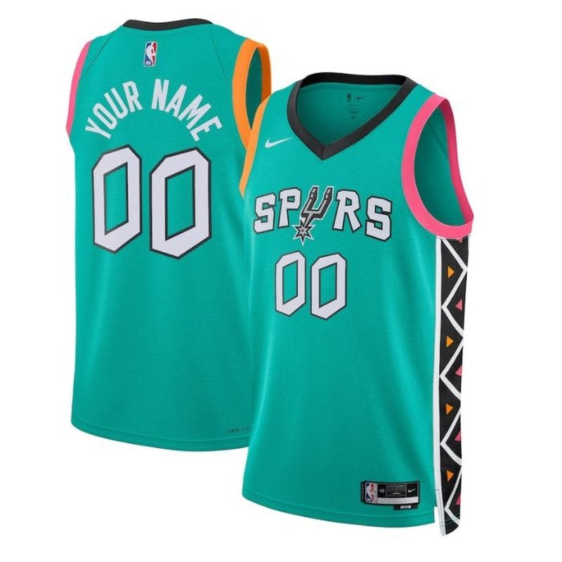 Camisa NBA - San Antonio Spurs - 2023 - Edição Cidade - Turquesa