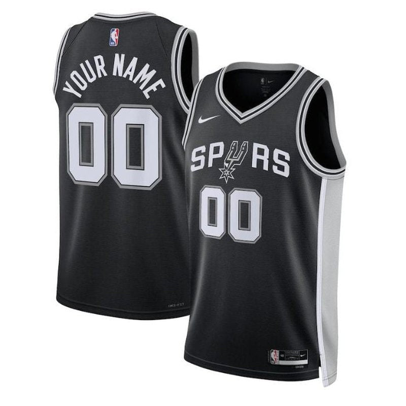 Camisa NBA - San Antonio Spurs - 2023 Preto - Edição Ícone